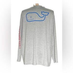 Vineyard Vines Men's Gray Activewear Top,